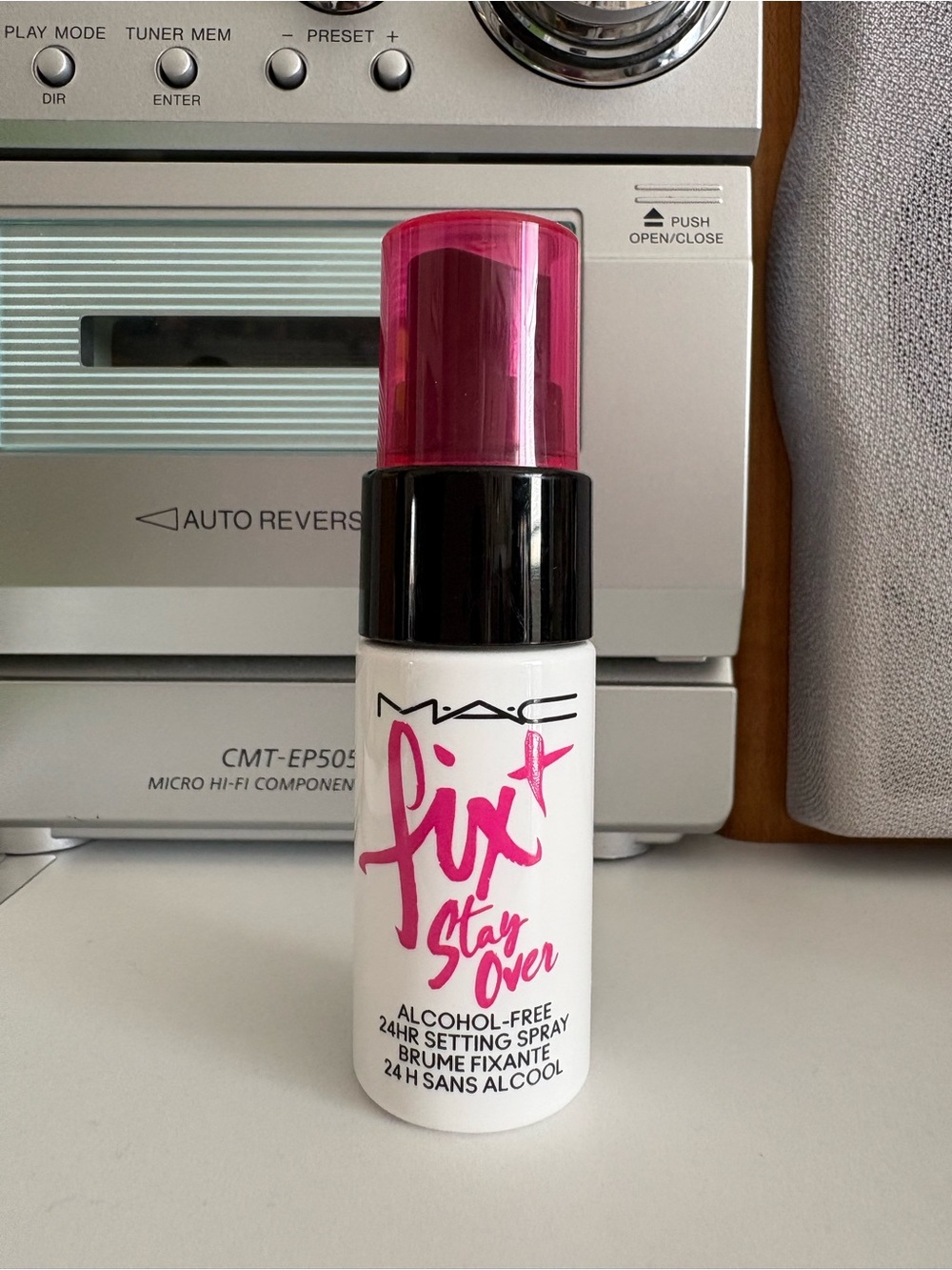 MAC Fix + Stay Over Alcohol-Free 24hr Setting Spray Mini Sample .